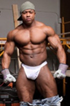 Black naked Ron Hamilton thumb 004 Ripped Muscle Bodybuilder Strips Naked and Strokes His Big Hard Cock for at Muscle Hunks photo1 - Muscle Hunks - Ron Hamilton Gallery