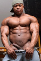 Black naked Ron Hamilton thumb 008 Ripped Muscle Bodybuilder Strips Naked and Strokes His Big Hard Cock for at Muscle Hunks photo1 - Muscle Hunks - Ron Hamilton Gallery