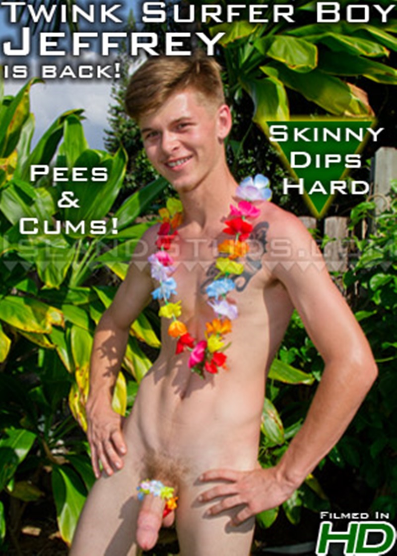 IslandStuds gay porn young sexy sex pics Jeffrey jerks big thick dick massive cumshot smooth chest piss 020 gallery video photo - Young sexy Island Studs Jeffrey jerks his big thick dick to a massive cumshot