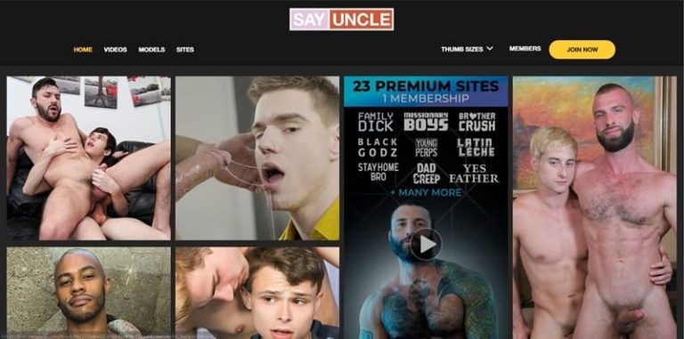 Say Uncle Site Review MyGayPornList 001 gay porn pics 768x381 - Say Uncle – Gay Porn Site Review
