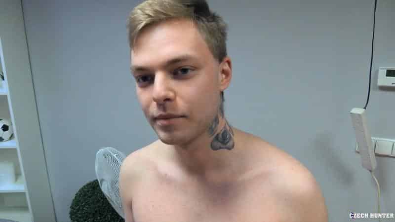 Sexy young straight cutie first time gay ass fucking CzechHunter 587 22 gay porn image - Czech Hunter 587 horny young straight dude big uncut dick sucking