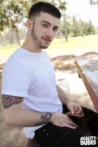 Hottie young straight muscle pup strokes sucks outdoors in the local park Reality Dudes 0 gay porn image 200x300 - Hottie young straight muscle pup strokes and sucks outdoors in the local park at Reality Dudes