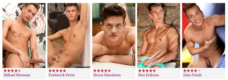 Freshmen Gay Twink Porn - Freshmen sexy young Euro boy Jamie Eliot’s huge twink cock raw fucking Bruce Harrelson’s bubble butt