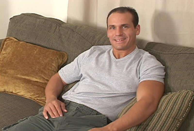 Straight muscle stud Sean Cody Clint modelling jerking huge thick cock spraying jizz all over 2 gay porn image - Straight muscle stud Sean Cody Clint modelling and jerking his huge thick cock spraying jizz all over