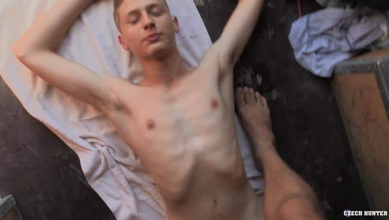 Horny young straight punk strips naked wanking then fucked in ass big uncut dick at Czech Hunter 661 32 gay porn image - Horny young straight punk strips naked wanking then fucked in the ass big uncut dick at Czech Hunter 661