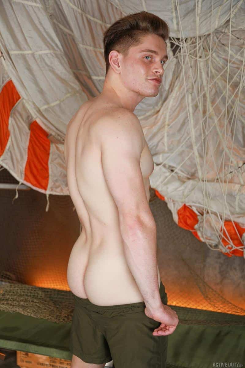Active Duty sexy army stud Jay Tee bubble butt barefucked Derek Kage big thick dick 4 gay porn image - Active Duty sexy army stud Jay Tee’s bubble butt barefucked by Derek Kage’s big thick dick